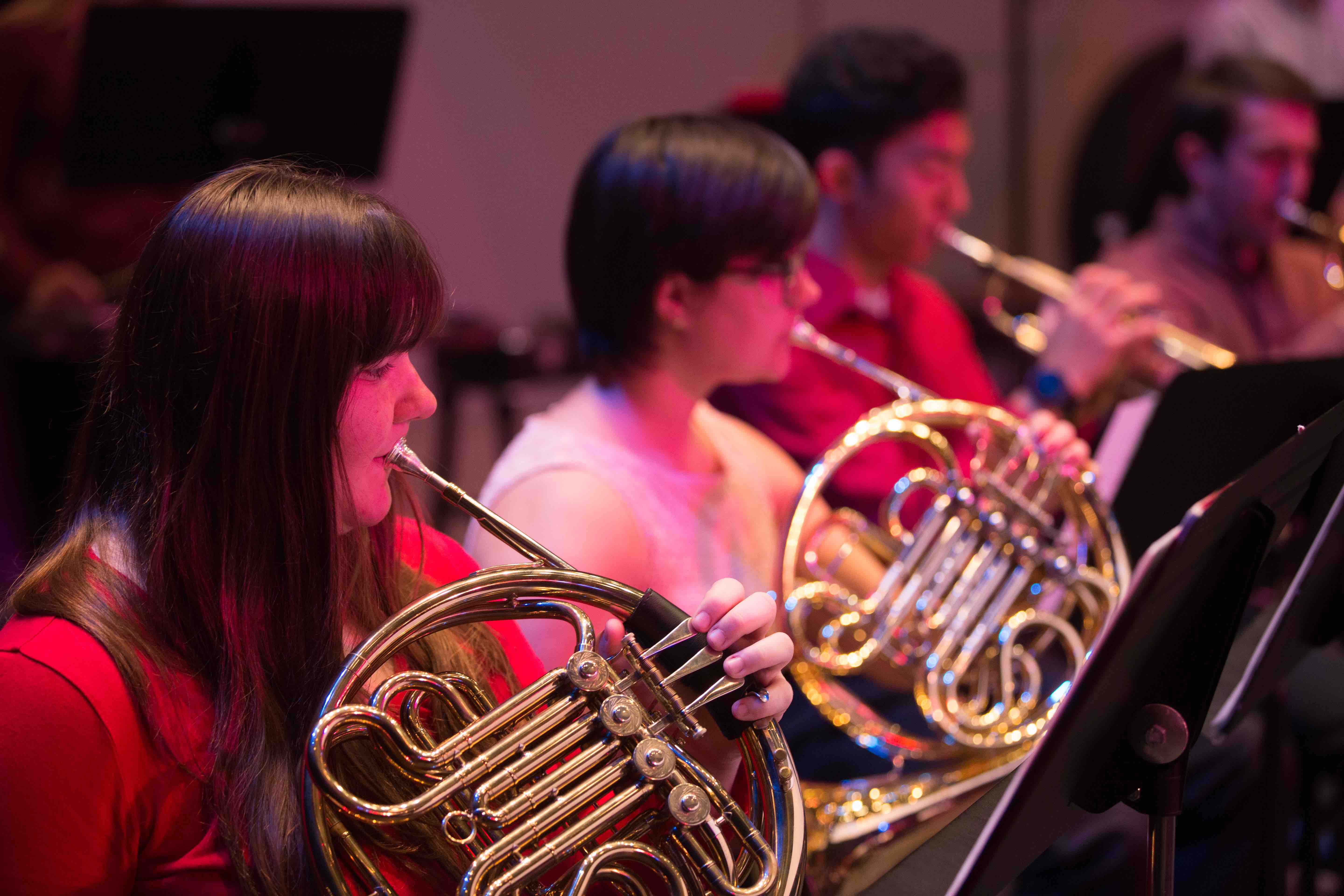 french horn student