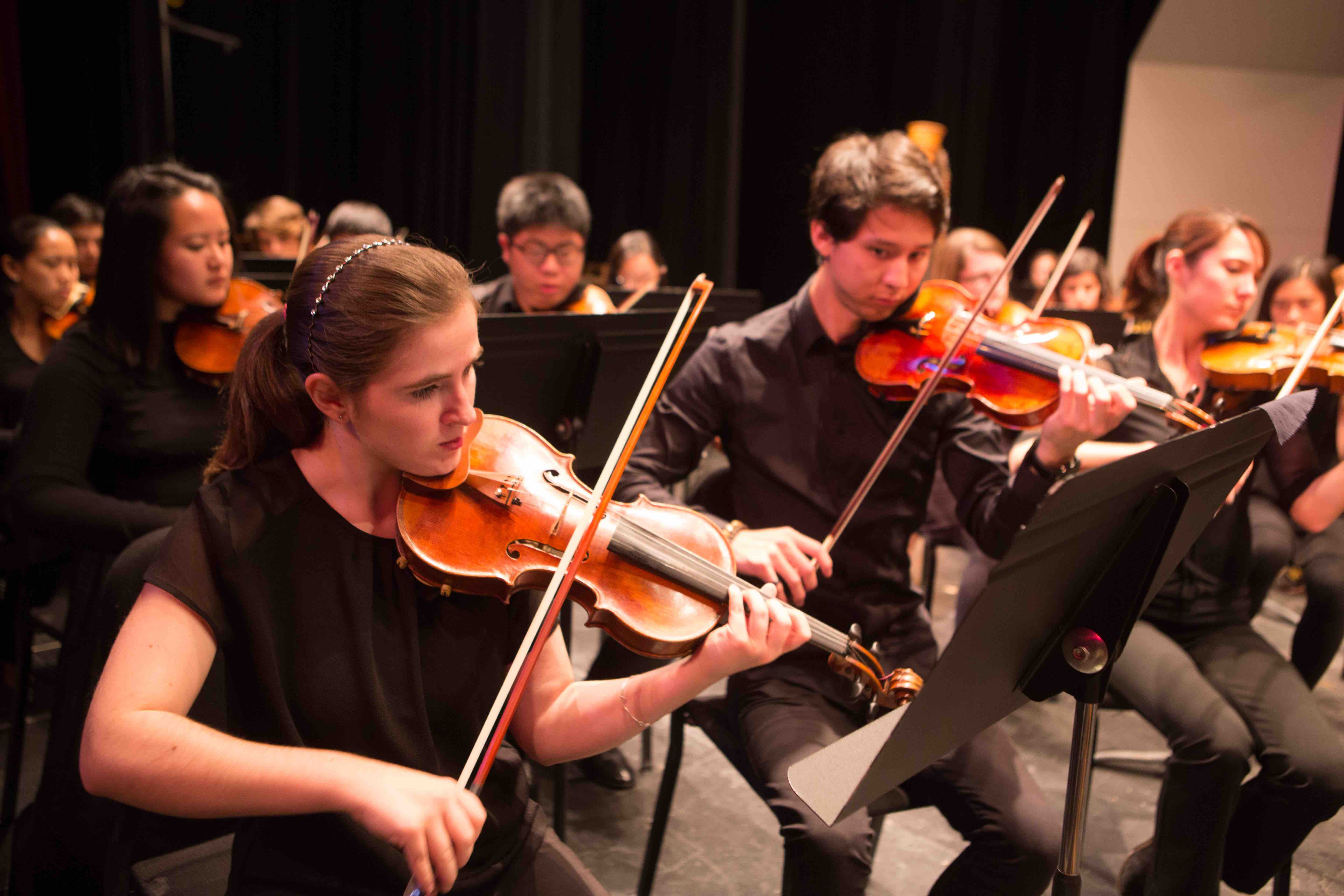UCSB Chamber Orchestra Violin Section