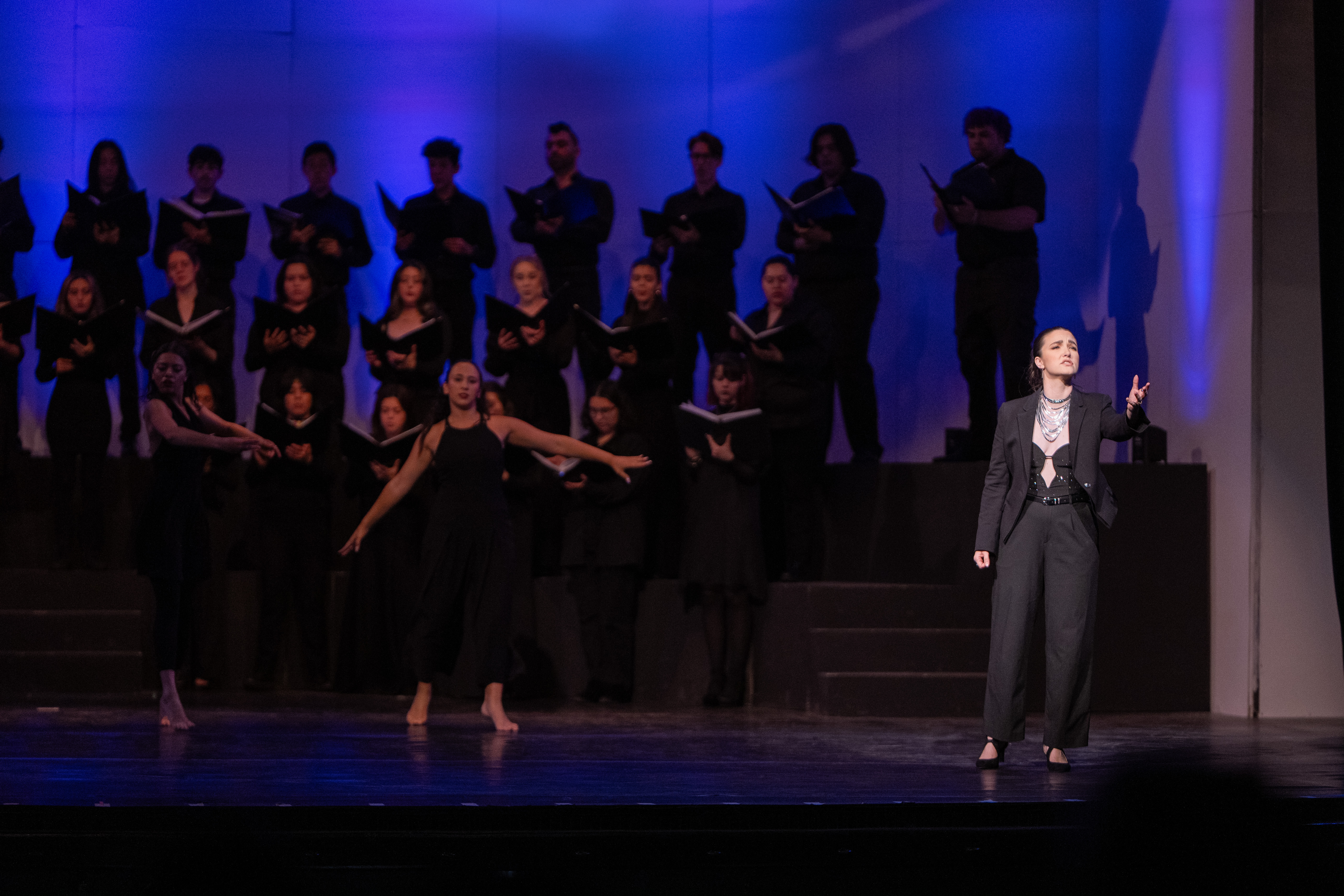 UCSB student Christina Pezzarossi performing in 2024 UCSB Gala