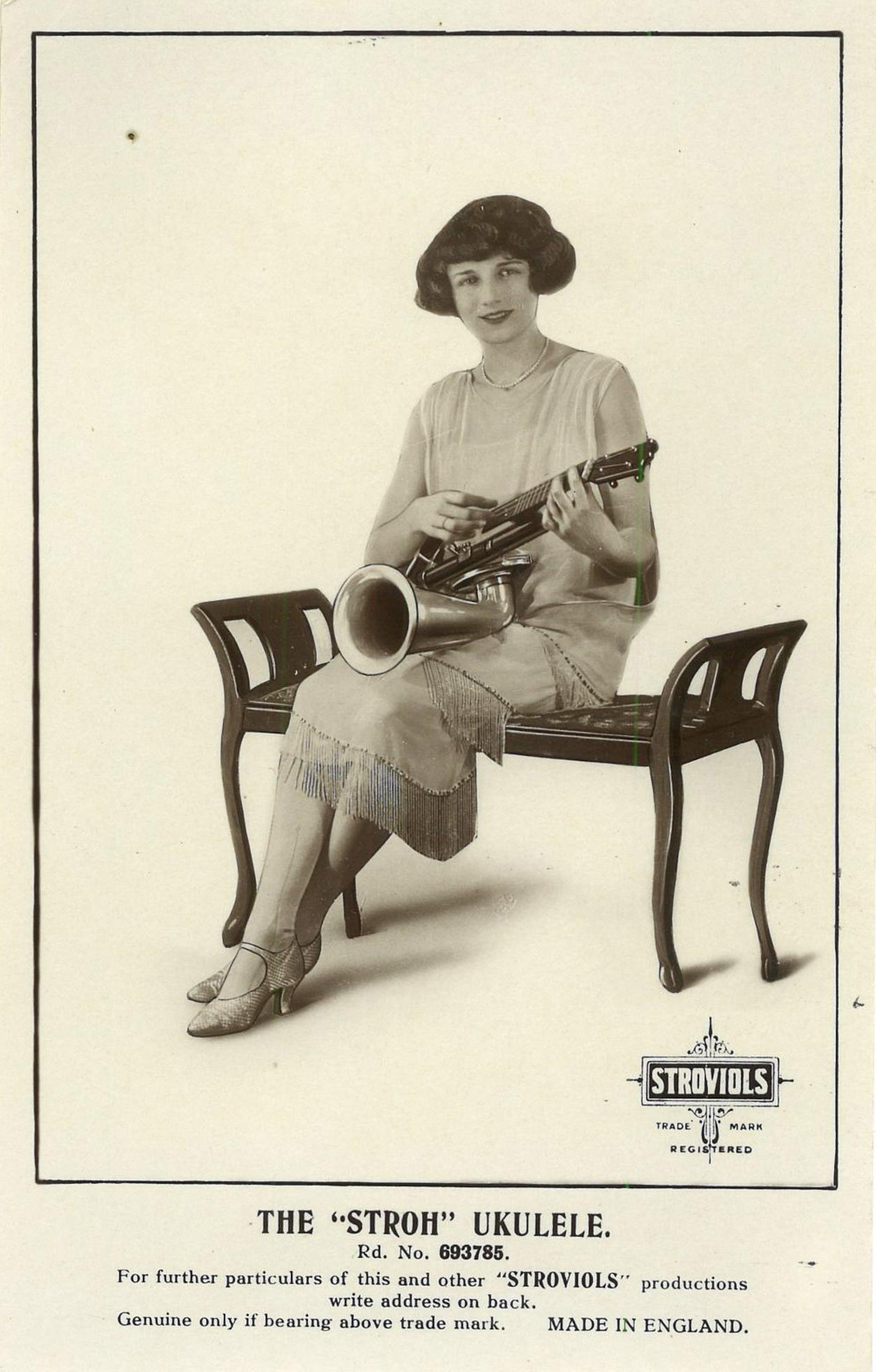 Stroviols advertising postcard, undated (ca. 1920) Image courtesy of Børge Kallesten