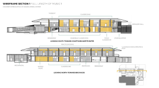 UCSB Department of Music Renovation Plan Schematics